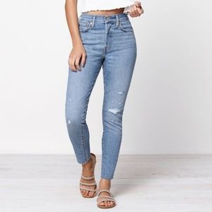 Levi's Wedgie Skinny Jeans Blue Spice